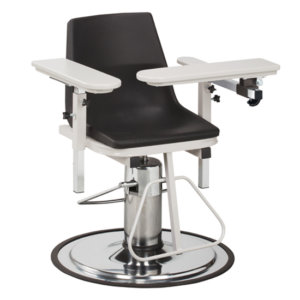 Clinton H Series, E-Z-Clean, Blood Drawing Chair with ClintonClean™ Arms