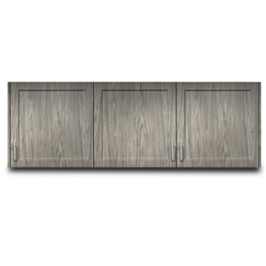 Clinton, Fashion Finish, 72" Wall Cabinet with 3 Doors