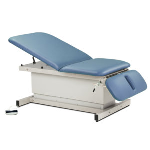 Clinton Shrouded, Extra Wide, Bariatric, Power Table w/Adj. Backrest and Drop Section