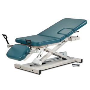 Clinton, Open Base, Multi-Use Power Imaging Table with Stirrups