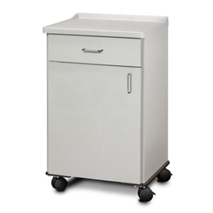 Clinton, Mobile, Molded Top Bedside Cabinet