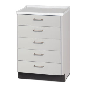 Clinton Molded Top Treatment Cabinet with 5 Drawers