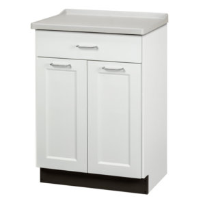 Clinton Fashion Finish, Molded Top Treatment Cabinet with 2 Doors and 1 Drawer