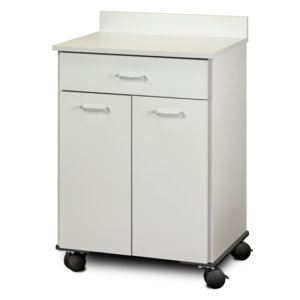 Clinton Mobile Treatment Cabinet with 2 Doors and 1 Drawer