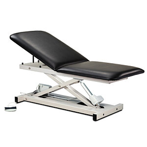 Clinton, Open Base, Power XL Table with Adjustable Backrest