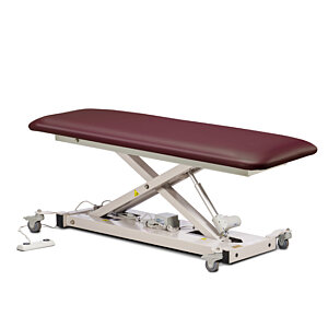 Clinton, Power 400, Open Base Table with One Piece Top with Casters