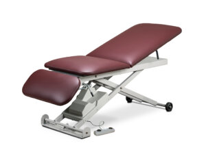 Clinton, E-Series, Power Table with Adjustable Backrest and Drop Section