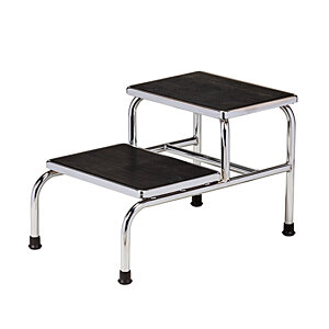 Chrome, Two-Step, Step Stool