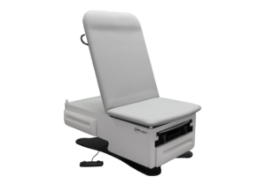 UMF FusionOne, Power Hi-Lo, Manual Back, Exam Chair with Foot Control & Stirrups